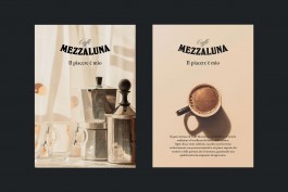 caffè mezzaluna postcards