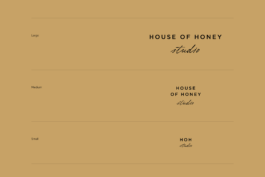 House of honey wordmark